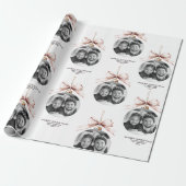 「写真パーソナライズされたと一緒に楽しいクリスマス ラッピングペーパー (アンロールド)