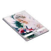 写真パーソナライズされたと名前のノートブック ノートブック (右側)