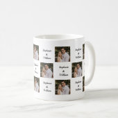 写真パーソナライズされたと名前のパターンマグ コーヒーマグカップ (正面右)