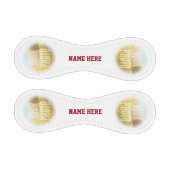 写真パーソナライズされたと名前の円 野球ボール (パネル)