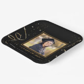 写真パーソナライズされたと名前の卒業 ペーパープレート (傾斜あり)