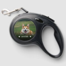 写真パーソナライズされたと名前の犬の両面