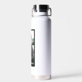 写真パーソナライズされたと名前 ウォーターボトル (背面)