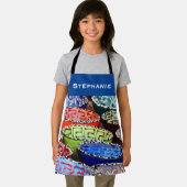 写真パーソナライズされたと名前 エプロン (インサイチュ)