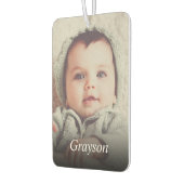 写真パーソナライズされたと名前 カーエアーフレッシュナー (左)