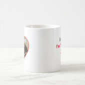 写真パーソナライズされたと名前 |初めてのクリスマス コーヒーマグカップ (中央)