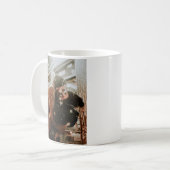 写真パーソナライズされたと名前 |初めてのクリスマス コーヒーマグカップ (正面左)