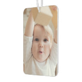 写真パーソナライズされたと名前Happy Father's day カーエアーフレッシュナー (左)