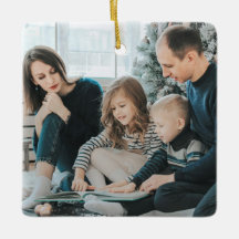 写真パーソナライズされたと年のオーナメント