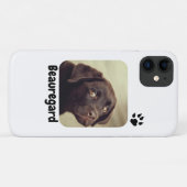 写真パーソナライズされたと文字の写真の前刷り Case-Mate iPhoneケース (裏面(横))