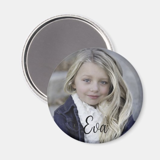 写真パーソナライズされたと文字カスタム マグネット (正面/裏面)