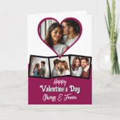 写真パーソナライズされたと文字バレンタインデー カード (正面)
