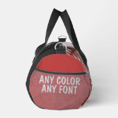 写真パーソナライズされたと文字フィットネス ダッフルバッグ (右)