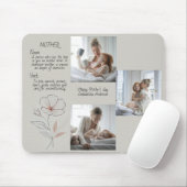 写真パーソナライズされたと文字マウスパッド – 母の日 マウスパッド (マウス)
