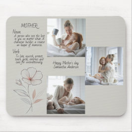 写真パーソナライズされたと文字マウスパッド – 母の日 マウスパッド