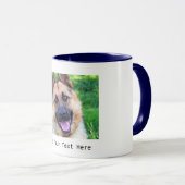 写真パーソナライズされたと文字マググ マグカップ (正面右)