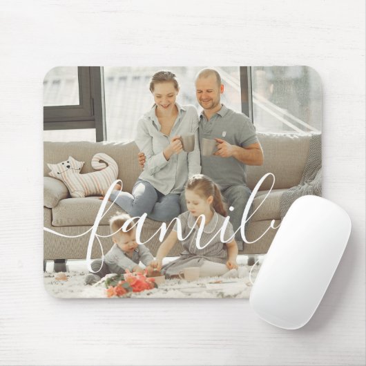 写真パーソナライズされたと文字写真 マウスパッド (マウス)