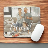 写真パーソナライズされたと文字写真 マウスパッド