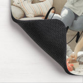 写真パーソナライズされたと文字写真 マウスパッド (コーナー)