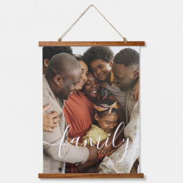 写真パーソナライズされたと文字写真 吊り下げ型タペストリー