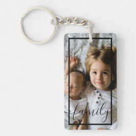 写真パーソナライズされたと文字 キーホルダー
