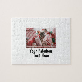 写真パーソナライズされたと文字 ジグソーパズル