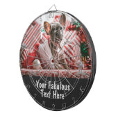 写真パーソナライズされたと文字 ダーツボード (正面右)