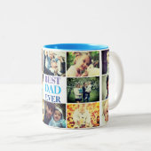 写真パーソナライズされたと文字 ツートーンマグカップ (正面右)