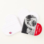 写真パーソナライズされたと文字 ノートブック (内部)