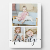 写真パーソナライズされたと文字 フォトプラーク (正面)