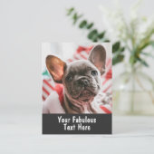 写真パーソナライズされたと文字 ポストカード (スタンド正面)