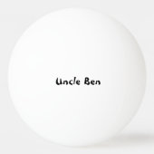 写真パーソナライズされたと文字 卓球ボール (裏面)