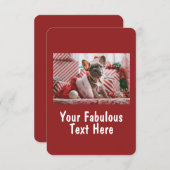 写真パーソナライズされたと文字 招待状 (正面/裏面)