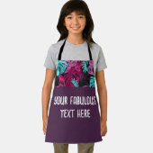 写真パーソナライズされたと文字tiki エプロン (インサイチュ)