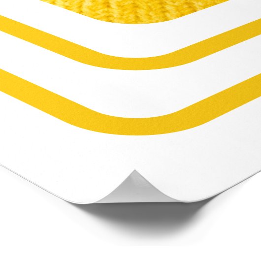 写真パーソナライズされたと色縁ど ポスター (角)