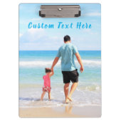 写真パーソナライズされたのクリップボードとカスタム文字 クリップボード (正面)