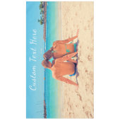 写真パーソナライズされたのテーブルクロスとカスタム文字 テーブルクロス (正面)