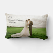 写真パーソナライズされたの一角ギフト ランバークッション (裏面)