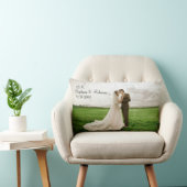 写真パーソナライズされたの一角ギフト ランバークッション (椅子)