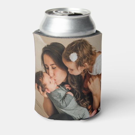 写真パーソナライズされたの作成者 缶クーラー (缶裏面)