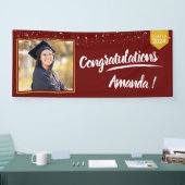 写真パーソナライズされたの卒業 横断幕 (トレードショー)