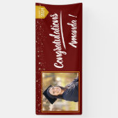 写真パーソナライズされたの卒業 横断幕 (縦)