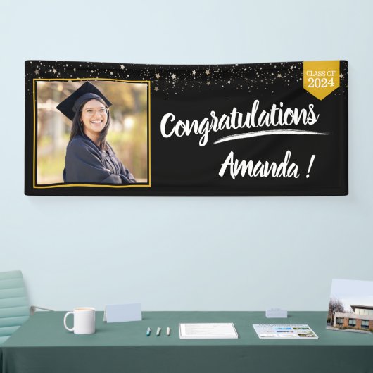 写真パーソナライズされたの卒業 横断幕 (トレードショー)