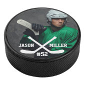 写真パーソナライズされたの名前と番号 アイスホッケーパック (3/4)