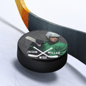 写真パーソナライズされたの名前と番号 アイスホッケーパック