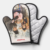 写真パーソナライズされたの名前 鍋つかみ (正面/裏面)