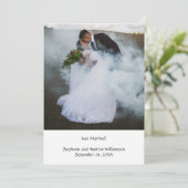 写真パーソナライズされたの投結婚落の告知 案内状 (スタンド正面)