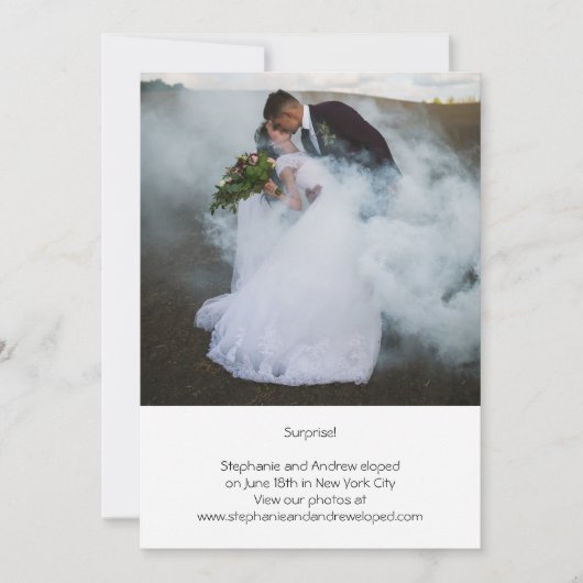 写真パーソナライズされたの投結婚落の告知 案内状