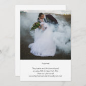 写真パーソナライズされたの投結婚落の告知 案内状