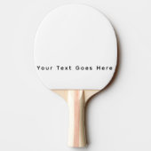 写真パーソナライズされたの文字と名前 卓球ラケット (裏面)